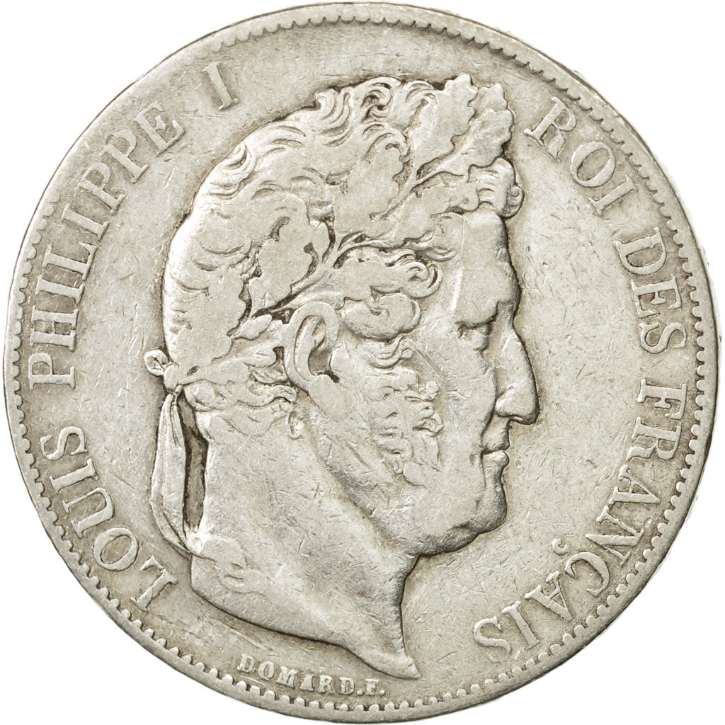 Monnaie, France, Louis-Philippe, 5 Francs, 1845, Paris, TB+, Argent, KM:749.1