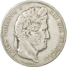 Monnaie, France, Louis-Philippe, 5 Francs, 1845, Paris, TB+, Argent, KM:749.1