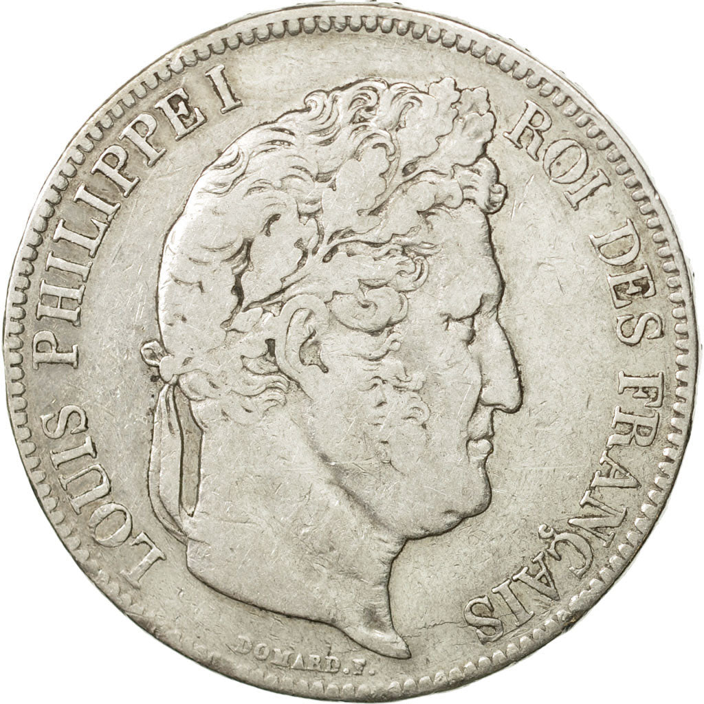 France, Louis-Philippe, 5 Francs, 1834, Paris, VF(20-25), Silver, KM:749.1