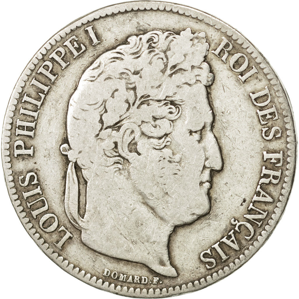 Coin, France, Louis-Philippe, 5 Francs, 1840, Lille, VF(20-25), Silver