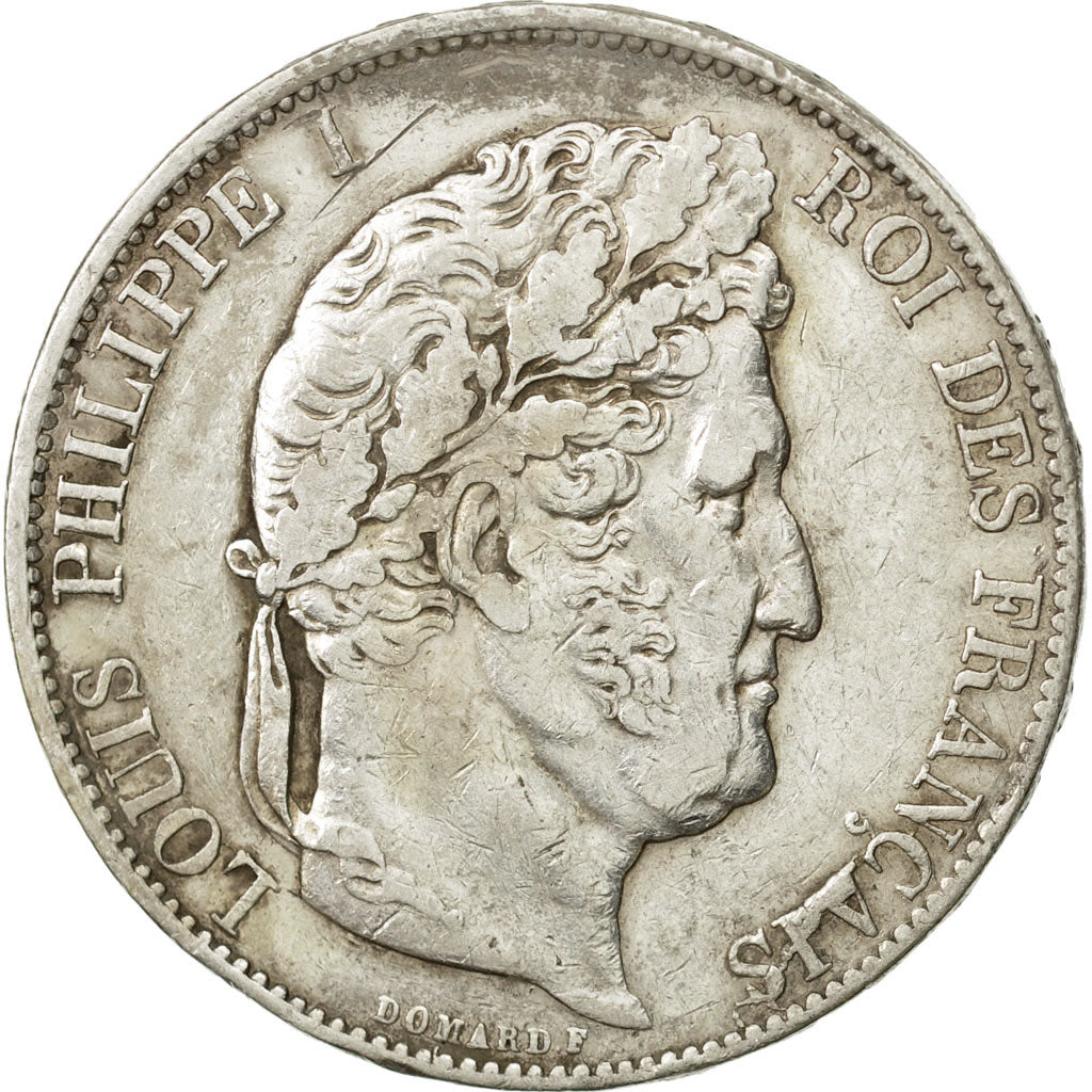 Monnaie, France, Louis-Philippe, 5 Francs, 1847, Strasbourg, TB+, Argent