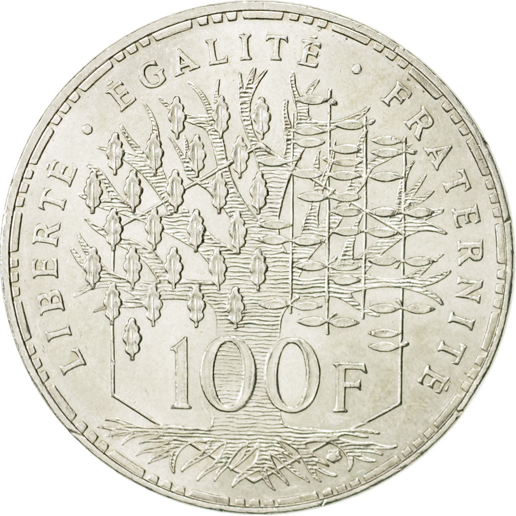 France, Panthéon, 100 Francs, 1985, Paris, TTB+, Argent, KM:951.1, Gadoury:898