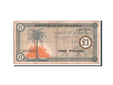 Biafra, 1 Pound, 1967, KM #2, VF(30-35), AA