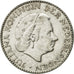 Coin, Netherlands, Juliana, Gulden, 1955, AU(50-53), Silver, KM:184