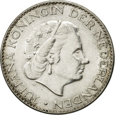 Coin, Netherlands, Juliana, Gulden, 1964, AU(50-53), Silver, KM:184