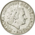 Coin, Netherlands, Juliana, Gulden, 1957, AU(50-53), Silver, KM:184