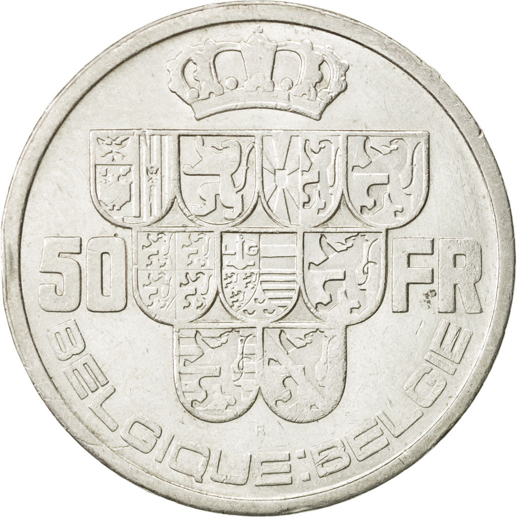 Coin, Belgium, 50 Francs, 50 Frank, 1939, AU(50-53), Silver, KM:121