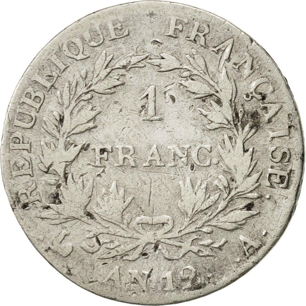 France, Napoléon I, Franc, 1803, Paris, F(12-15), Silver, KM:649.1, Gadoury:442