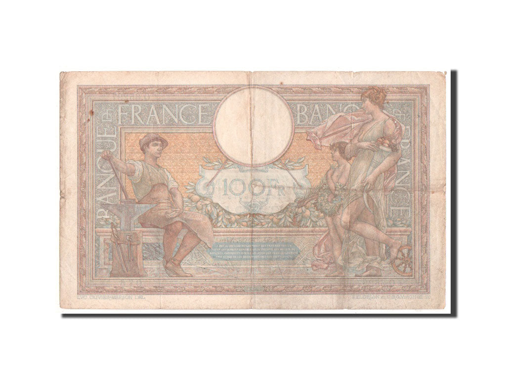 France, 100 Francs, 50 F 1927-1934 ''Luc Olivier Merson'', 1939, KM #86b,...