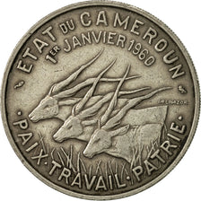 Cameroon, 50 Francs, 1960, Paris, AU(50-53), Copper-nickel, KM:13