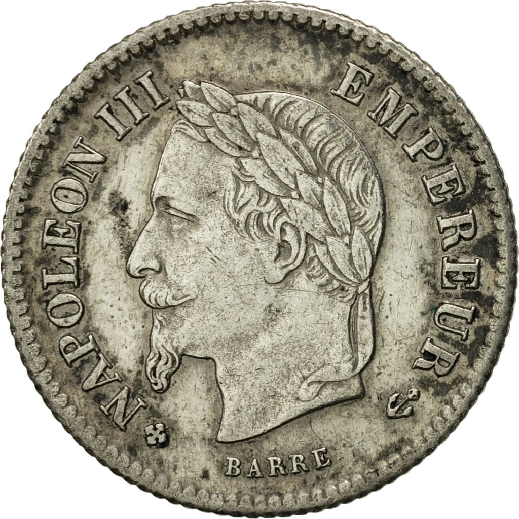 Coin, France, Napoleon III, Napoléon III, 20 Centimes, 1867, Strasbourg