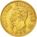Italy, Vittorio Emanuele II, 10 Lire, 1863, Torino, EF(40-45), Gold, KM:9.3