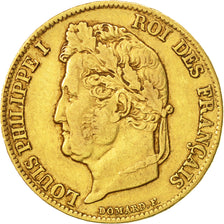 Coin, France, Louis-Philippe, 20 Francs, 1840, Paris, EF(40-45), Gold, KM:750.1