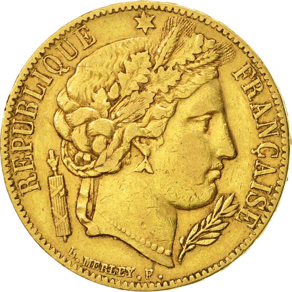 Coin, France, Cérès, 20 Francs, 1850, Paris, EF(40-45), Gold, KM:762