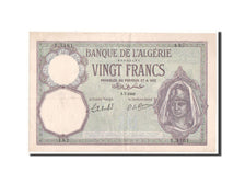 Algeria, 20 Francs, 1941, KM #78c, EF(40-45), Y