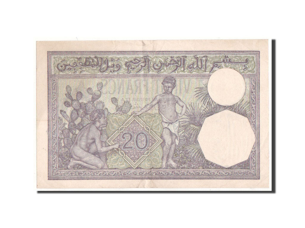 Algeria, 20 Francs, 1941, KM #78c, EF(40-45), Y