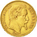 France, Napoleon III, 20 Francs, 1869, Paris, AU(50-53), Gold, KM 801.1