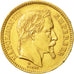 France, Napoleon III,20 Francs, 1861,Paris,TTB+,Or,KM:801.1,Gad 1062