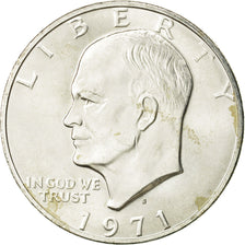 United States, Eisenhower Dollar,1971, San Francisco, AU(50-53), KM 203a