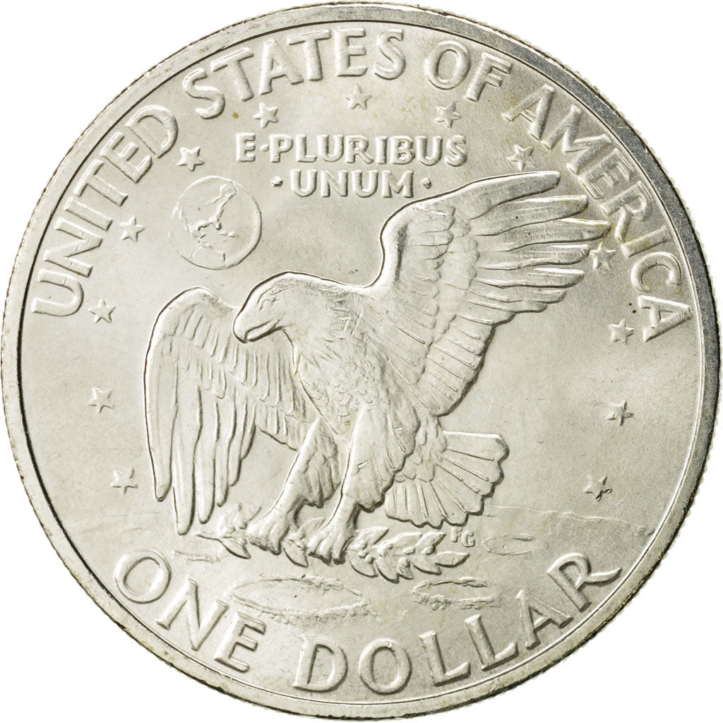 United States, Eisenhower Dollar,1971, San Francisco, AU(50-53), KM 203a