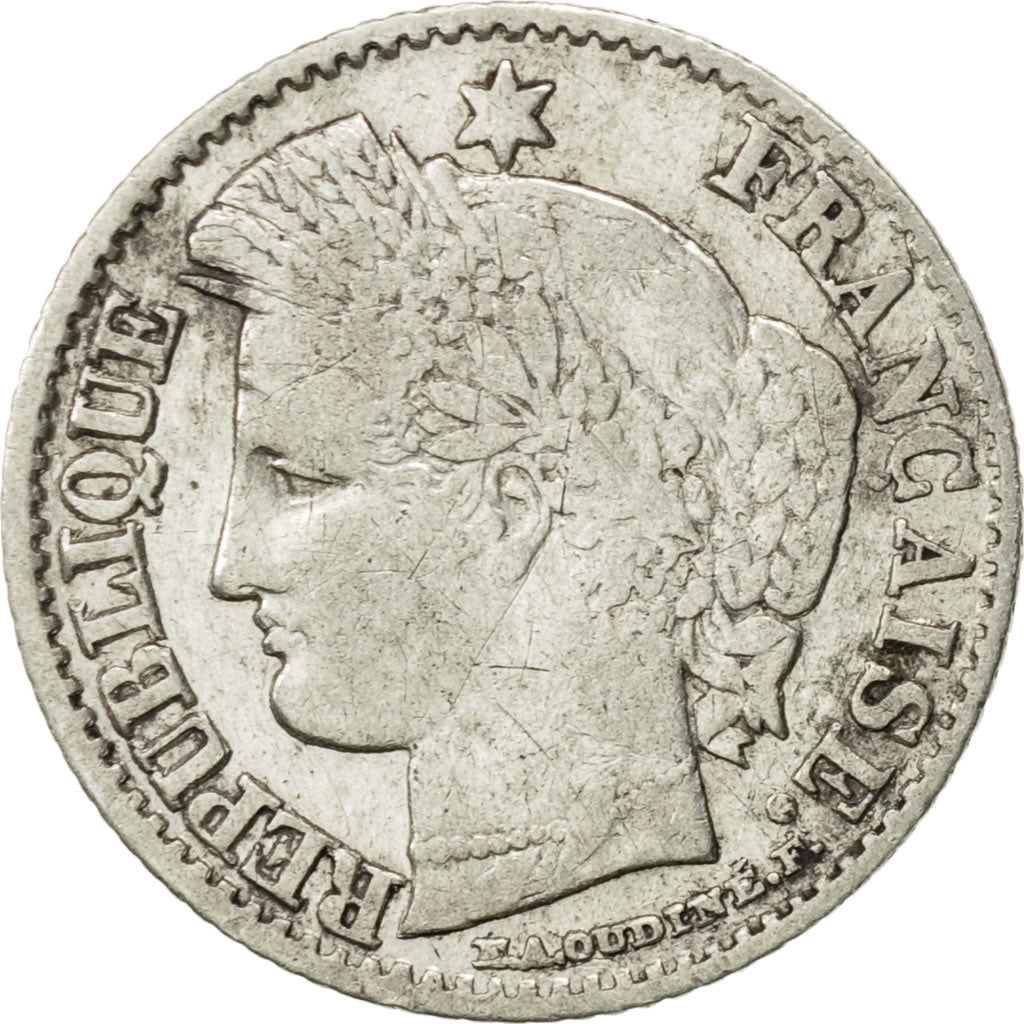 Coin, France, Cérès, 20 Centimes, 1850, Bordeaux, VF(30-35), Silver, KM:758.3