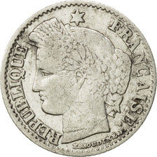 Moneda, Francia, Cérès, 20 Centimes, 1850, Bordeaux, BC+, Plata, KM:758.3