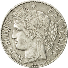 France, Cérès, Franc, 1888, Paris, EF(40-45), Silver, KM:822.1, Gadoury:465a