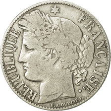 France, Cérès, Franc, 1894, Paris, VF(20-25), Silver, KM:822.1, Gadoury:465a