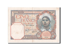 Algeria, 5 Francs, 1941, KM #77a, EF(40-45), W