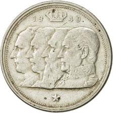Coin, Belgium, 100 Francs, 100 Frank, 1949, EF(40-45), Silver, KM:139.1