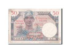 France, 50 Francs, 1947 French Treasury, 1947, KM #M8, VF(20-25), L.1, Fayette..