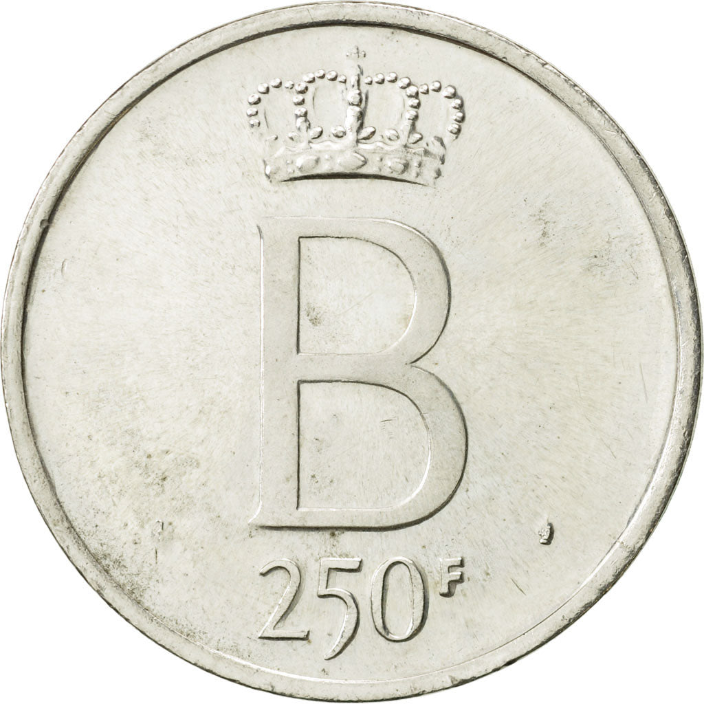 Coin, Belgium, 250 Francs, 250 Frank, 1976, Brussels, AU(50-53), Silver