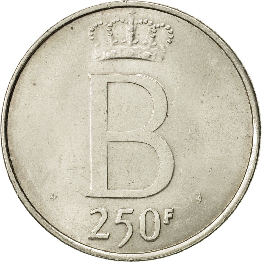 Coin, Belgium, 250 Francs, 250 Frank, 1976, Brussels, AU(50-53), Silver