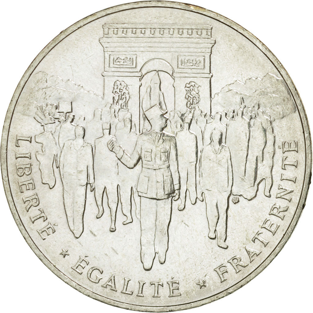 Münze, Frankreich, Libération de Paris, 100 Francs, 1994, SS+, Silber