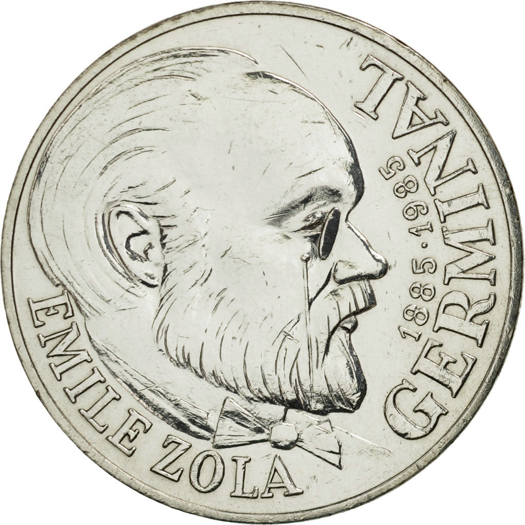 France, Germinal, 100 Francs, 1985, AU(50-53), Silver, KM:957, Gadoury:900