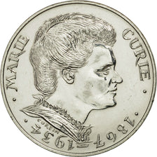 France, Marie Curie, 100 Francs, 1984, AU(50-53), Silver, KM:955, Gadoury:899