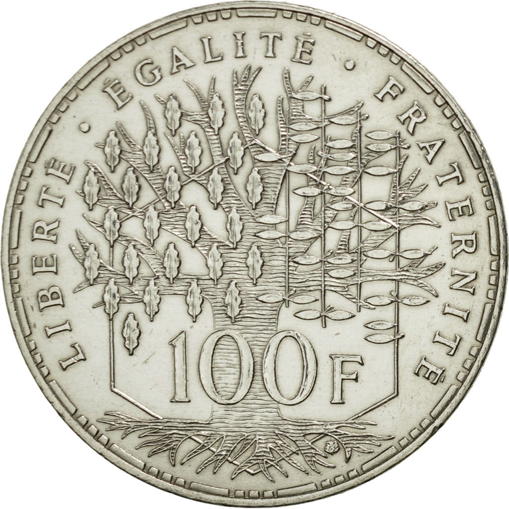France, Panthéon, 100 Francs, 1982, Paris, EF(40-45), Silver, KM:951.1