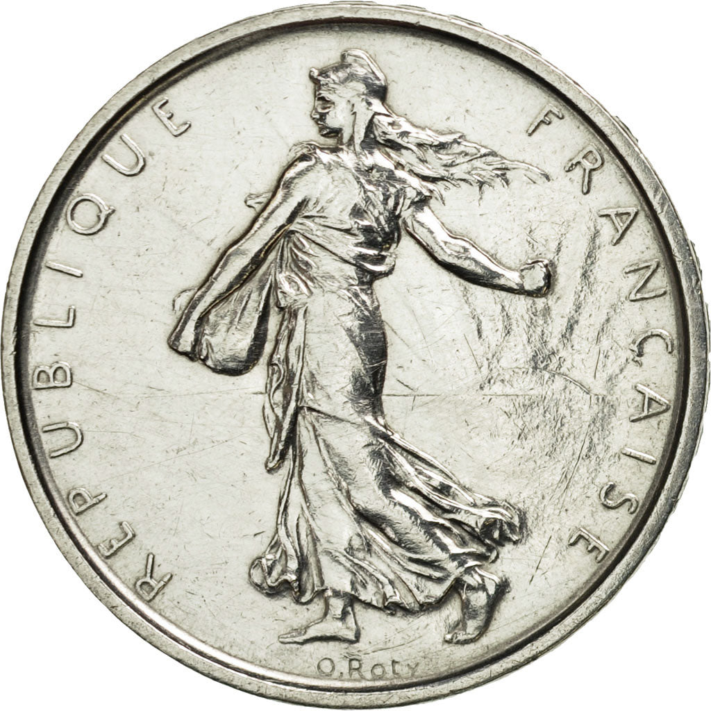 France, Semeuse, 5 Francs, 1966, AU(50-53), Silver, KM:926, Gadoury:770