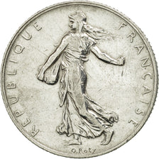Coin, France, Semeuse, 2 Francs, 1909, Paris, AU(50-53), Silver, KM:845.1