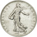 Moneta, Francia, Semeuse, 2 Francs, 1909, Paris, BB+, Argento, KM:845.1