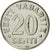 Monnaie, Estonia, 20 Senti, 1999, no mint, FDC, Nickel plated steel, KM:23a