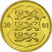 Coin, Estonia, Kroon, 2001, no mint, MS(65-70), Aluminum-Bronze, KM:35