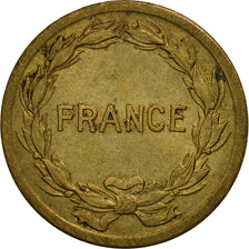Monnaie, France, France Libre, 2 Francs, 1944, Philadelphie, TTB+, Laiton