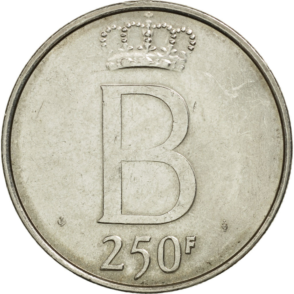 Monnaie, Belgique, 250 Francs, 250 Frank, 1976, TTB+, Argent, KM:157.1