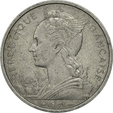 Coin, Madagascar, 5 Francs, 1953, Paris, EF(40-45), Aluminum, KM:5