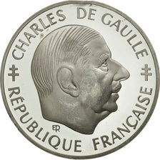 Coin, France, Charles de Gaulle, Franc, 1988, MS(63), Silver, KM:978