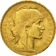 Monnaie, France, Marianne, 20 Francs, 1910, Paris, TTB+, Or, KM:857