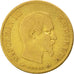 France, Napoleon III, 10 Francs, 1857, Paris, VF(30-35), Gold, KM 784.3