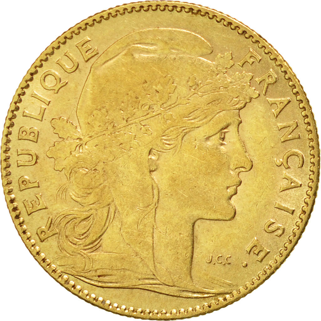 France, Marianne, 10 Francs, 1899, Paris, TTB, Or, KM:846, Gadoury:1017