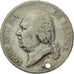 France, Louis XVIII, 5 Francs, 1824, Lille, VF(20-25), Silver, KM 711.13